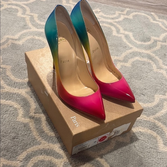 Christian Louboutin Pigalle Rainbow 🌈Pumps - Picture 1 of 6